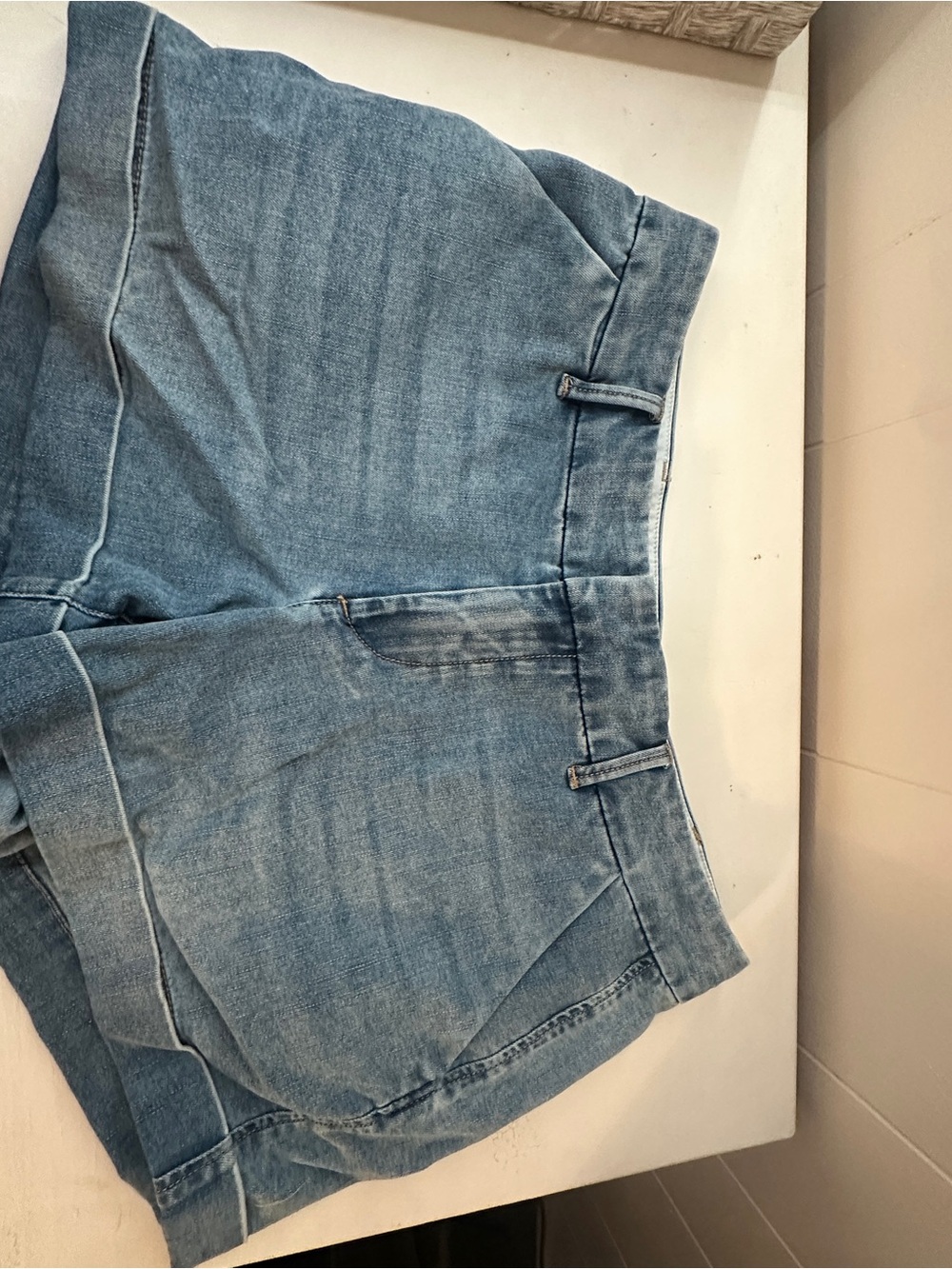 Dear John Light Blue Women's Denim Shorts